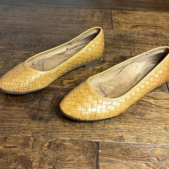 Aetrex Lyla Ballet Flats Woven Leather, size 38 EU/7.5-8 US - Picture 3 of 9